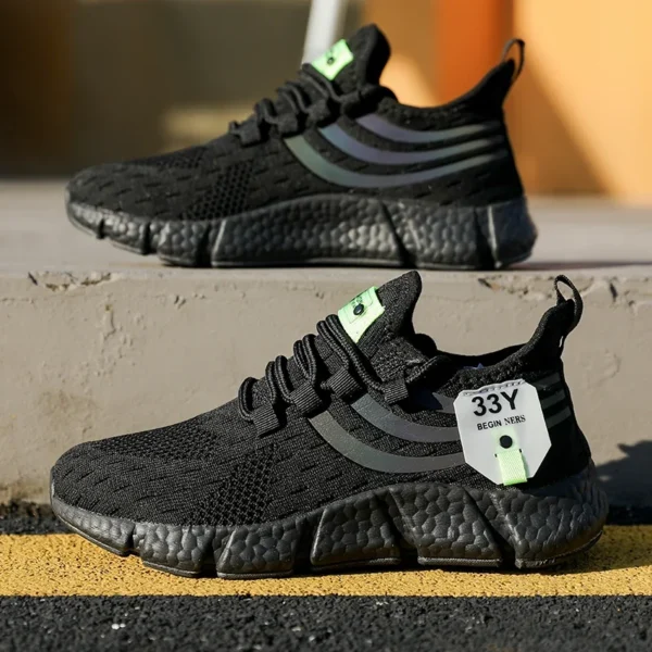⁦Sport Shoes for Men Luxury Brand Casuall Sneakers Shoes Summer Man Running Shoes Breathable Comfortable Fashion Walking Shoes⁩ - الصورة ⁦6⁩