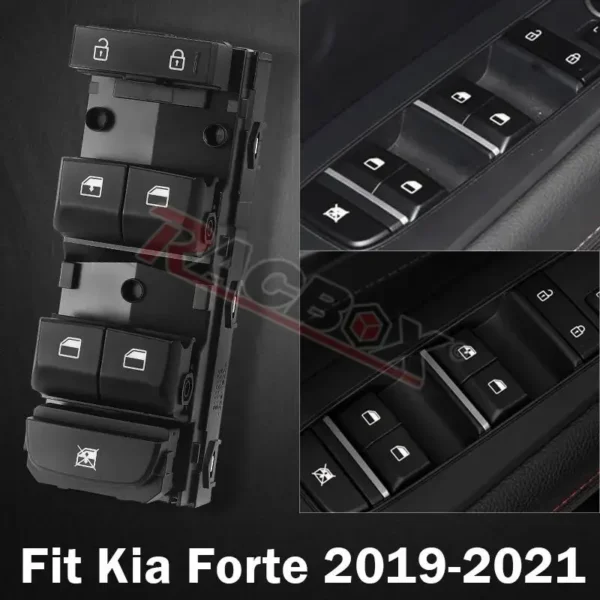 93571M6100 Front Left Auto Power Window Main Control Switch for Kia Forte 2019 2020 2021 Accessories Left Hand Drive Car Parts - Image 6
