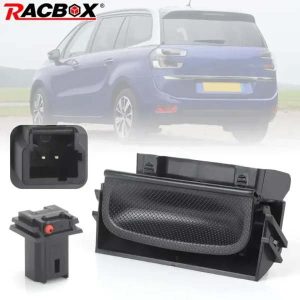 Rear Door Boot Tailgate Trunk Release Switch Handle Micro Switch Button for Citroen C4 Picasso C3 Xsara 6554V5 8726V7 8726.V7