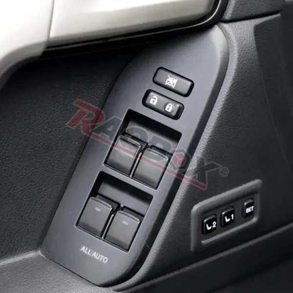 ⁦Front Left Power Window Switch Panel Cover Bezel For Toyota Land Cruiser Prado LC150 2010-2020 LHD 84040-33100 74232-60600-co⁩ - الصورة ⁦5⁩