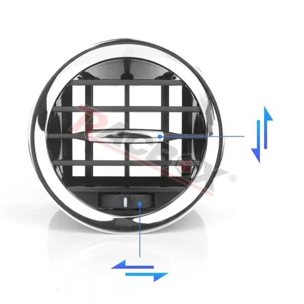 Car Interior Air Vent Grille 13417363 for Opel Corsa D Adam Dashboard Air Conditioner Outlet for Vauxhall 2201099 Black/Chrome - Image 5