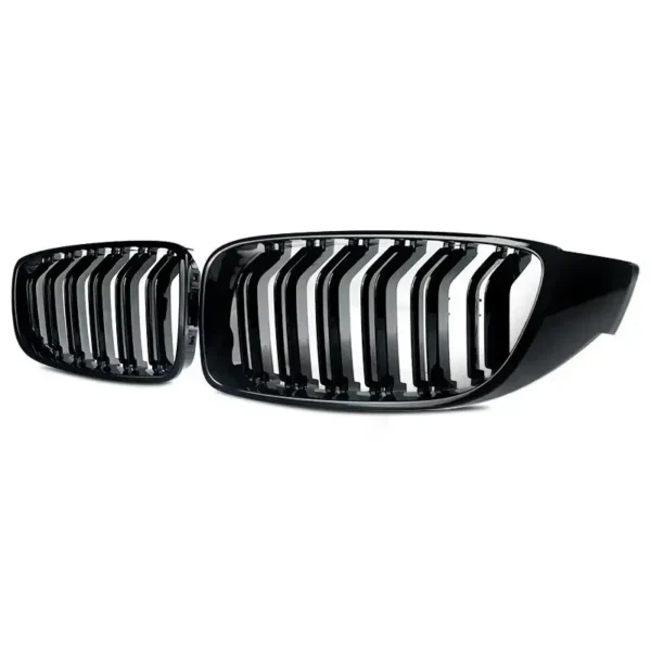 لامعة سوداء الجبهة الكلى مصبغة شريحة M4 نمط شواء لسيارات BMW F32 F33 F36 F80 F82 2013-2020 كابريوليه كوبيه 425i 430i 440i 435i - Image 4