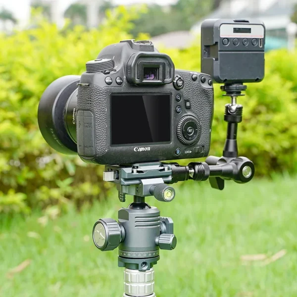 ⁦XILETU XQ1S Quick Release Plate Clamp with Arca Swiss Quick Release Plate Quick Mounting Bracket for DSLR Camera Tripod Adapter⁩ - الصورة ⁦6⁩
