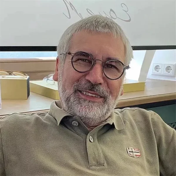 اليابانية النقي اليدوية التيتانيوم النظارات خلات إطار نظارات دائرية الرجال النساء دائرة مشهد خفيفة نظارات أعلى جودة - Image 3