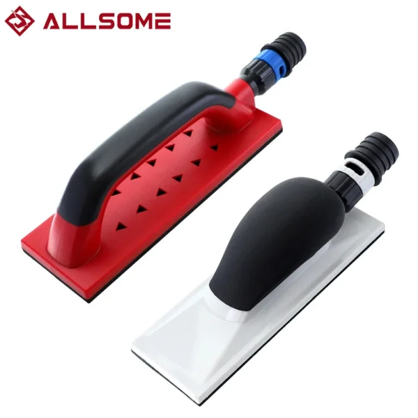 ALLSOME sandblast hand block sandblast dust extraction sandblast grinding sponge grinding dustblast dustblast free shipping abrasive block HT2809-2810 tools