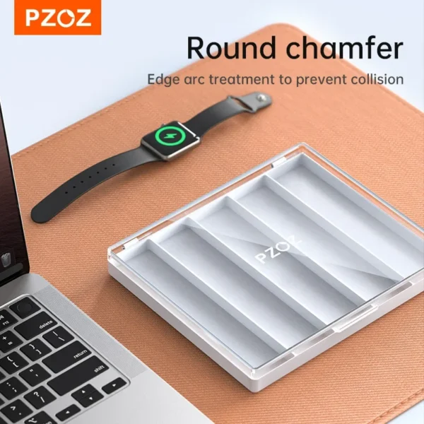 PZOZ Strap Case Plastic Box Storage For Apple Watch S9 S8 Strap Transparent Box Case Smart Watch Tiny Parts Accessories Bags - Image 4