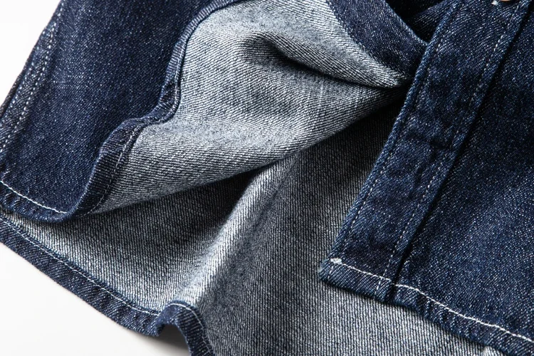 2024 Spring Autumn Casual Loose Washed Denim Collarless Shirts for Men Long Sleeve Japan Vintage Workwear Tops Coats Youth Male - الصورة 6