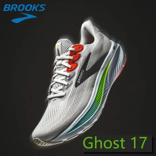 Brooks Ghost 17 Women's Neutral Running Shoes DNA Loft Cushioning Athletic Sneakers with Breathable Mesh Upper - Image 2