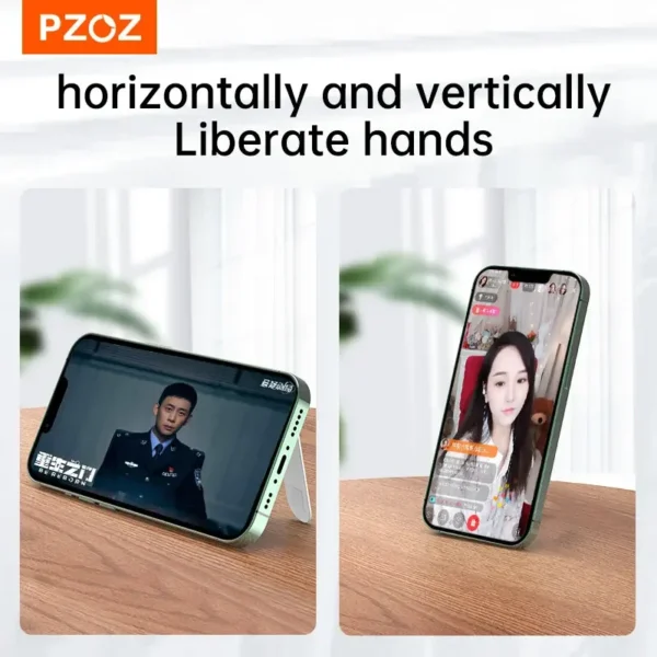 PZOZ Desktop Stand Holder Bracket Dock Mobile Phone Tablet Foldable Holder Portable Bracket Samsung For iPhone Samsung Huawei - Image 5