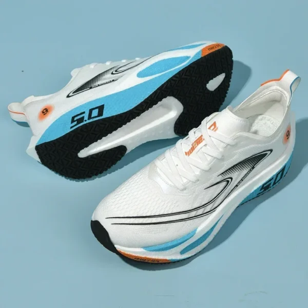 ⁦Unisex 2025 Full Carbon Plate Running Shoes Professional Marathon Racing Lightweight Bounce Cushion Breathable Sports Sneakers⁩ - الصورة ⁦3⁩