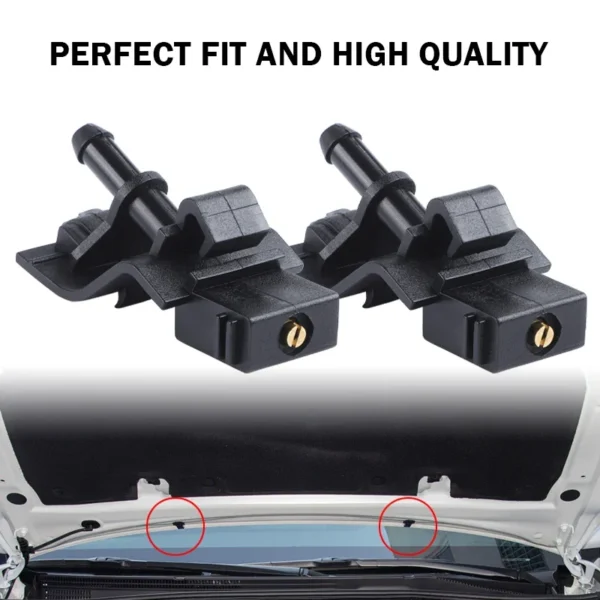 Car Windshield Washer Nozzle Spray Sprinkler For Toyota Corolla Camry Lexus GS GX IS LS Highlander Prado 85381-12300 85381-30110 - Image 5
