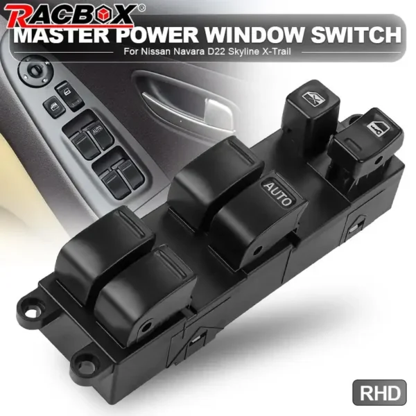 25401-AL500 Front Right Power Master Window Switch RHD for Nissan Navara D22 Skyline X-Trail Cedric Gloria Y31 Primera Sentra