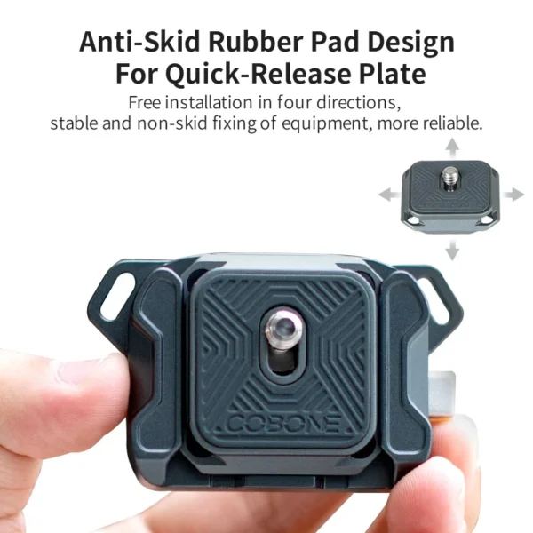 ⁦XILETU Quick Release Shoulder Strap Base Camera Sling Quick Disconnect Adapter for Fast Release Plate with Fujifilm Canon Sony⁩ - الصورة ⁦3⁩