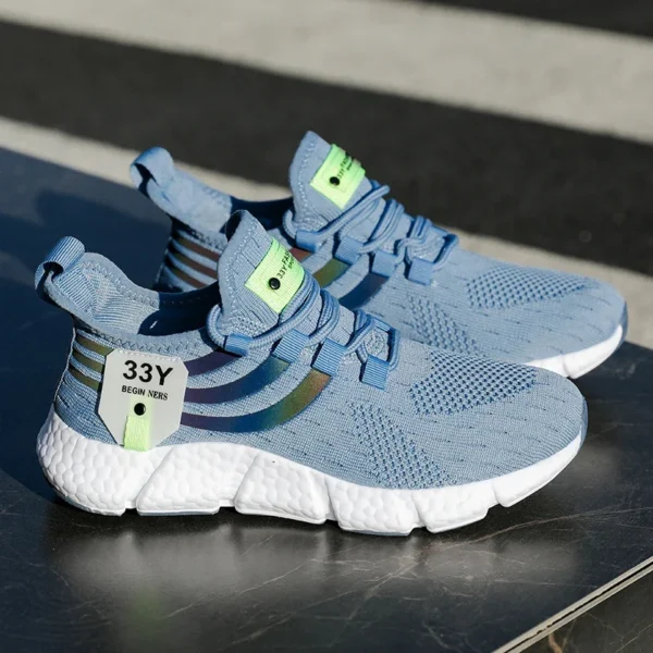 ⁦Sport Shoes for Men Luxury Brand Casuall Sneakers Shoes Summer Man Running Shoes Breathable Comfortable Fashion Walking Shoes⁩ - الصورة ⁦5⁩