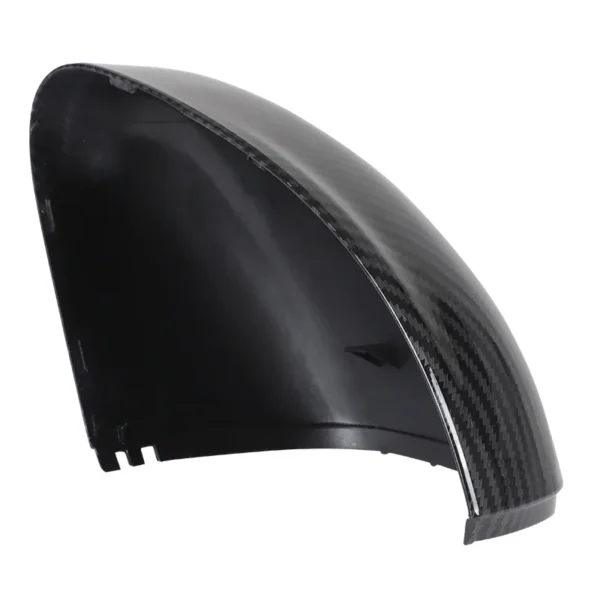 Carbon Fiber /Glossy Black Side Wing Rear View Mirror Cover Cap for Ford Fiesta MK8 Puma 2018 2019 2020 2021 2022 2023 2024 - Image 4