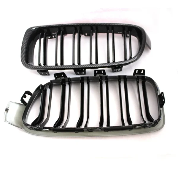 عالية الجودة ABS تصفيف السيارة الجبهة الكلى مصبغة المزدوج شرائح مصبغة لسيارات BMW F30 F31 F35 2012-2018 320i 325i 328i اكسسوارات السيارات - Image 4