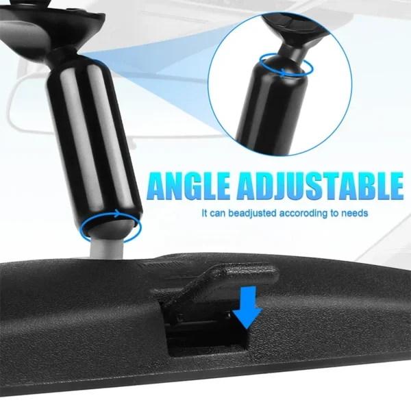 76400-SDA-A03 Interior Rearview Mirror for Honda Accord Civic 2/4dr Hybrid CR-Z Insight 2003-2016 Reflective HD Glass Replace - Image 4