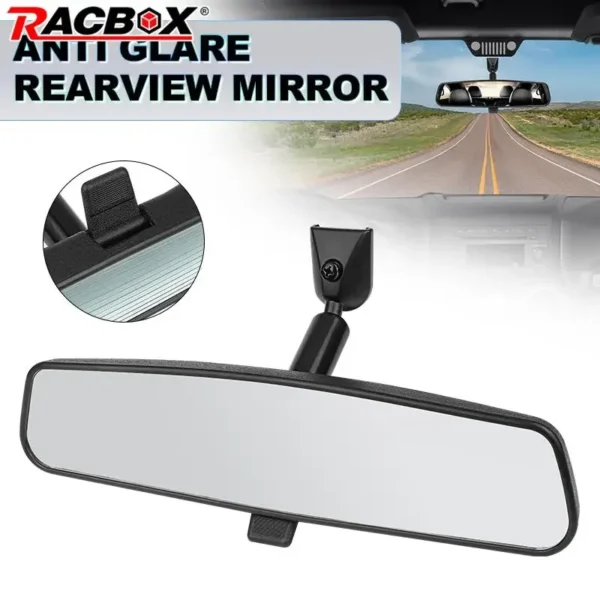 Anti Glare Car Interior Rearview Mirror Kit 8993023K for Jeep Wrangler YJ TJ Cherokee XJ for Vintage Jeep CJ-5 6 7 8 SJ&J-Series