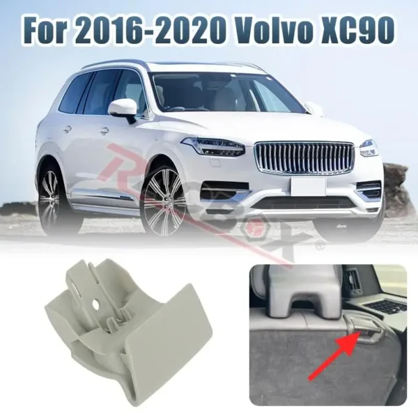 Rear Seat Recline Adjust Switch Handle Lever Black/Gray for Volvo XC90 2016 2017 2018 2019 2020 2021 2022 2023 39826799 39826801 - Image 3