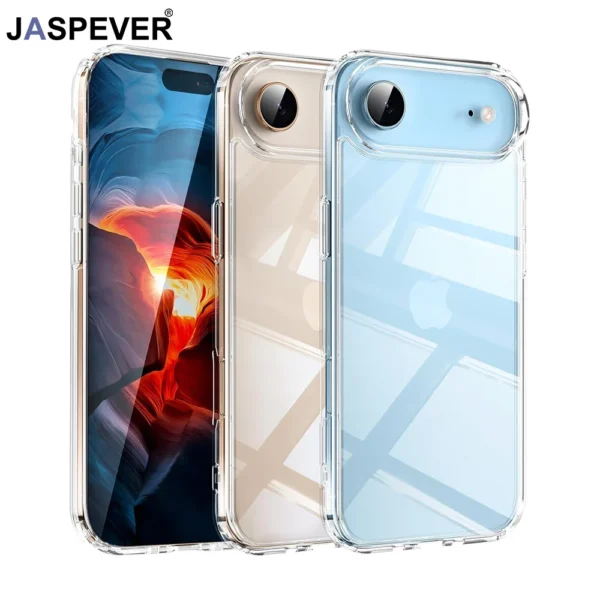 Invisible Airbag Shockproof Case For iPhone 17 Pro Max iPhone17 Air Hybrid Hard Cover For iPhone17ProMax 17Air Soft Shell 17Pro