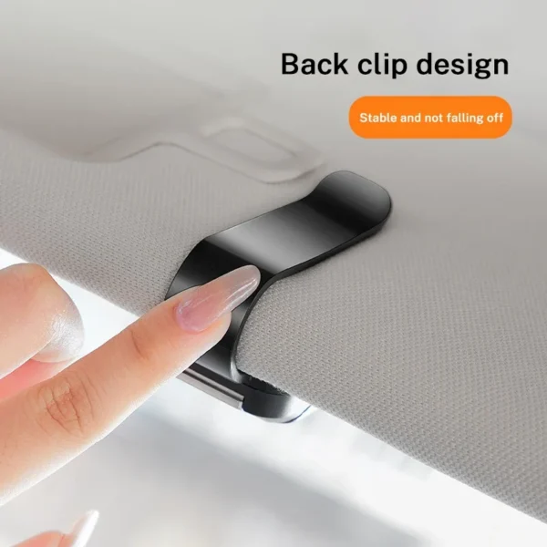 ⁦Car Sun Visor Glasses Clip Auto Sunglasses Holder Card Case For Lexus Fsport GX470 RX330 IS250 LX570 LX600 Ct200h RX350 IS300h⁩ - الصورة ⁦4⁩