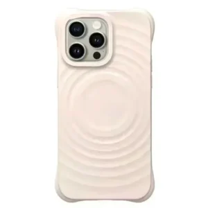 Simple Candy Colors Ripple Silicone Magnetic Phone Case Cover for IPhone 12 13 14 15 16 Pro Max Case for 16 Series<span> - </span>light pink (MagSafe), For iPhone17 Pro Max