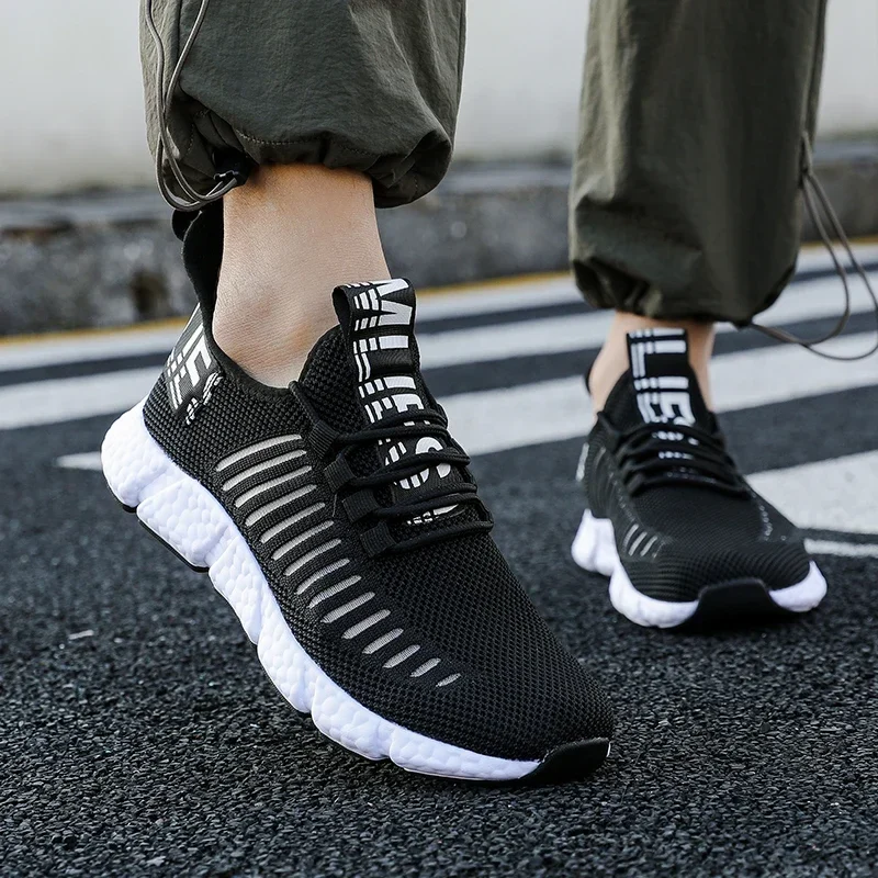 Summer Men Sneakers Lightweight Breathable Mesh Outdoor Casual Shoes Fashionable Tennis Training Shoes Men's Shoes Free Shipping - Image 3
