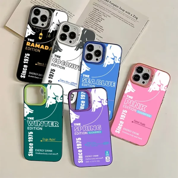 Fashion Red Phone Case For ins B-Bulles Phone Case For iPhone 16e 16 15 14 13 12 11 mini Pro Max X XR XSMAX Plus Anti Back Cover