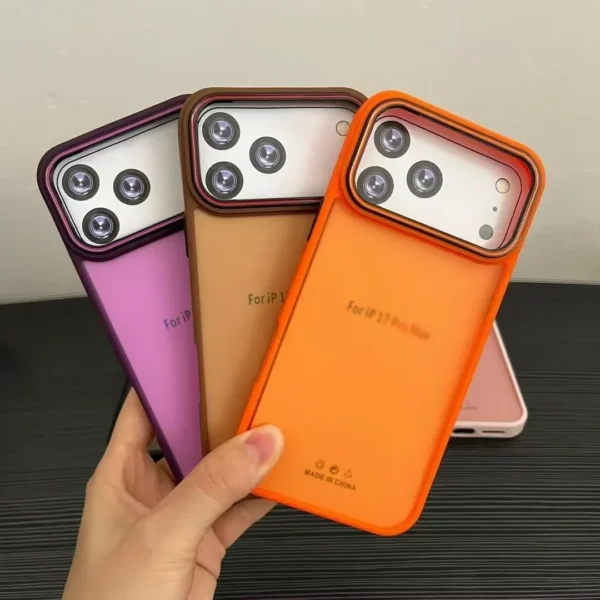 New Matte candy clear Case for iPhone 17 Air 17pro 17promax 16 Promax 16e 15 Pro Max Plus Transparent coque Shockproof Cover