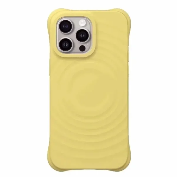 ⁦Simple Candy Colors Ripple Silicone Magnetic Phone Case Cover for IPhone 12 13 14 15 16 Pro Max Case for 16 Series⁩ - الصورة ⁦5⁩