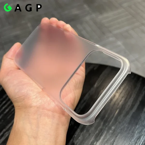 Matte Ultra thin Transparent Heat Dissipation Case for iPhone 17 12 11 15 16 Pro Max 13 14 Plus 17pro 17 Air Borderless PC Cover
