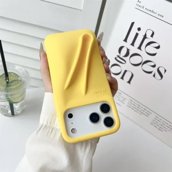 Original Rhode Silicone Phone Case For iPhone 11 12 13 14 15 16 17 Pro Max Plus Bumper Lip Gloss Holder Lipstick Soft Cover