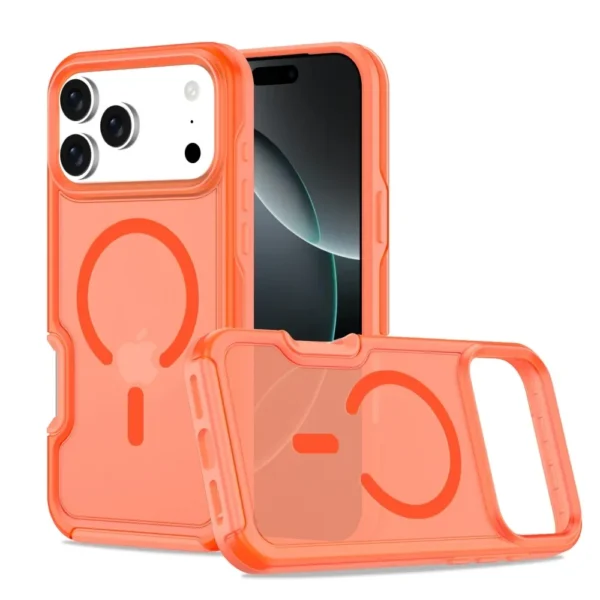 Matte For Magsafe Magnetic Phone Case For iPhone 17 Pro Max 17 Pro 17 Air 17 Transparent Armor Sturdy Shockproof Bumper Cover