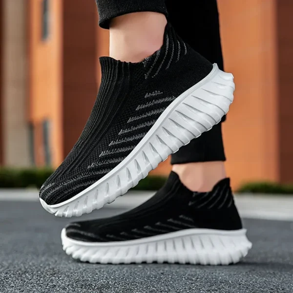 ⁦Women's Running Shoes Lightweight, Anti Slip Shock-absorbing Sports Shoes Men's 2025 Summer New Item Tennis Female Skateboard⁩ - الصورة ⁦3⁩