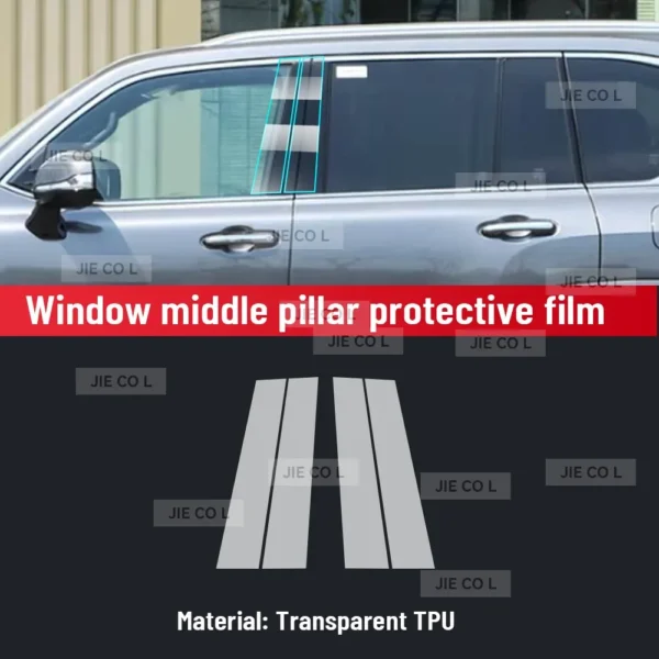 ⁦Car Interior Center Console Media Dashboard Navigation TPU Protector Film For LEXUS LX 2023 2024 2025 Car Sticker Accessories⁩ - الصورة ⁦4⁩