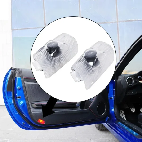 ⁦2PCS Car Door Projector Welcome Lamp Ghost Shadow LED Light for LEXUS LS ES IS LX RX GX HS IS250 RX330 ES300 GX470 Accessories⁩ - الصورة ⁦6⁩