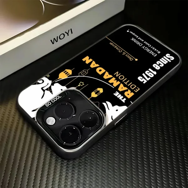 ⁦Fashion Red Phone Case For ins B-Bulles Phone Case For iPhone 16e 16 15 14 13 12 11 mini Pro Max X XR XSMAX Plus Anti Back Cover⁩ - الصورة ⁦3⁩