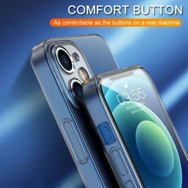 Ultra Thin Clear Phone Case For iPhone 11 12 13 14 15 16 17 Pro X XR XS Max Mini 7 8 Plus Silicone Soft Transparent Back Cover - Image 4