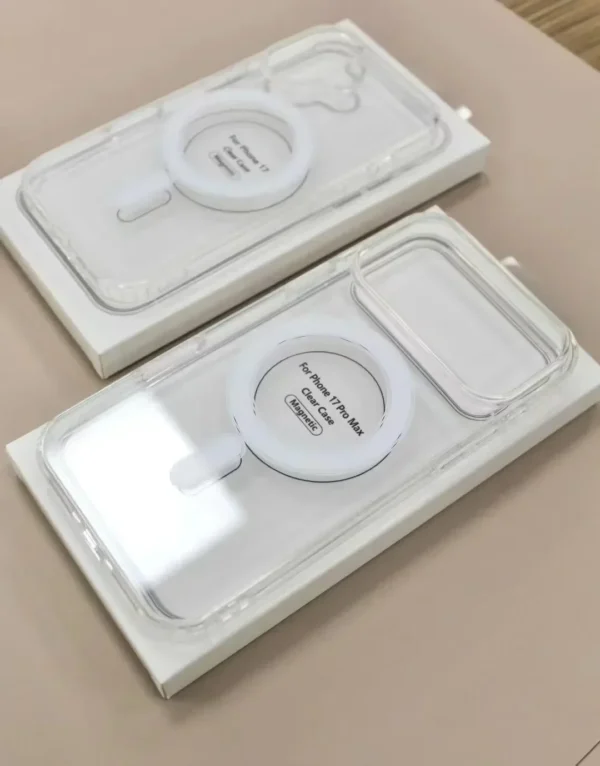 New Clear MagSafe Case for iPhone 17 Air 17 16 15 14 13 12 Plus Pro Max Shockproof Wireless Charging Cover with Magnetic Feature