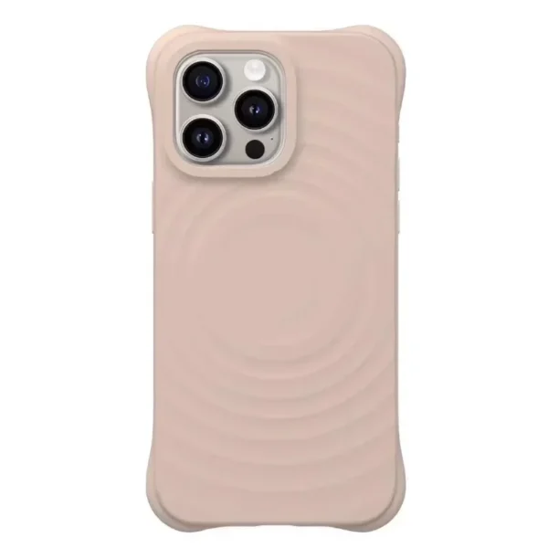 ⁦Simple Candy Colors Ripple Silicone Magnetic Phone Case Cover for IPhone 12 13 14 15 16 Pro Max Case for 16 Series⁩ - الصورة ⁦2⁩