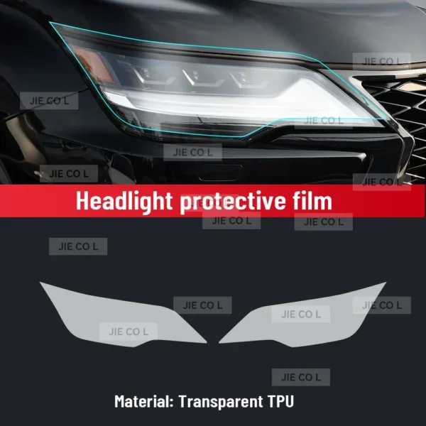 ⁦Car Interior Center Console Media Dashboard Navigation TPU Protector Film For LEXUS LX 2023 2024 2025 Car Sticker Accessories⁩ - الصورة ⁦3⁩