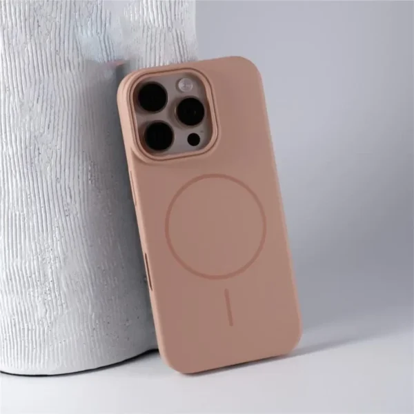 ⁦Luxury Original Hard PC Magsafe Case for iPhone 17 Air 16 15 14 Plus 13 12 Mini 11 Pro Max Shockproof Matte Thin Magnetic Cover⁩ - الصورة ⁦3⁩