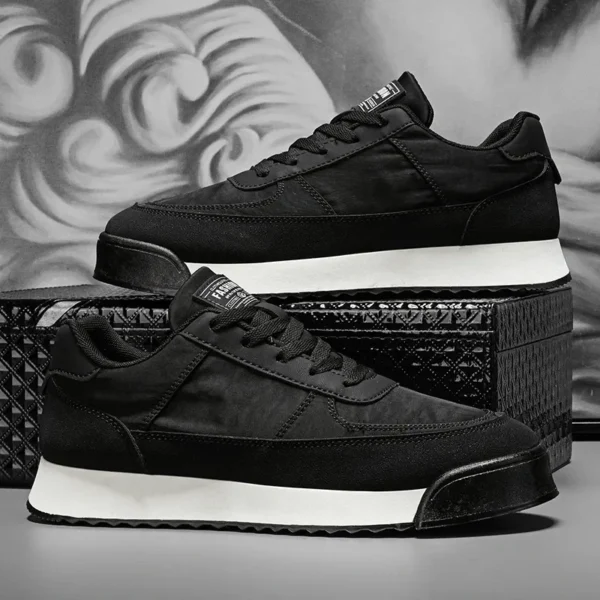 2025 Summer Breathable Casual Shoes Men Harajuku Style Sneaker Fashion Yellow Men's Sneakers Platform Walking Sports Shoes Men - Image 3