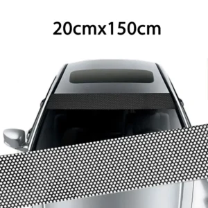 Car Sunshade Stickers Fly Eye One Way Vision Mesh Film Auto Front Windshield 3D Design Vinyl Film Decals Cars Decorative Sticker<span> - </span>Type A Fly Eye Film