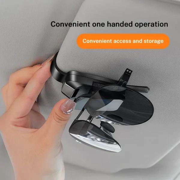 ⁦Car Sun Visor Glasses Clip Auto Sunglasses Holder Card Case For Lexus Fsport GX470 RX330 IS250 LX570 LX600 Ct200h RX350 IS300h⁩ - الصورة ⁦5⁩