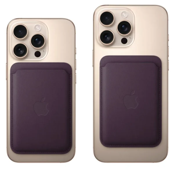 ⁦Original Apple Leather Magsafe wallet Magnetic Card holder Case For iPhone 16 14 12 11 13 15 17 Pro Max cases Cover Accessories⁩ - الصورة ⁦5⁩