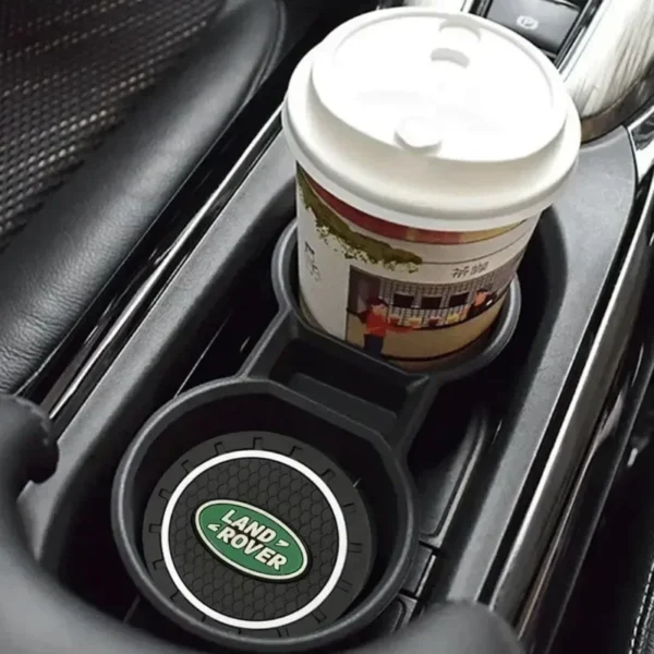 ⁦2Pcs Car Water Cup Bottle Holder Anti-slip Pad Mat Silica Gel For Land Rover Ranger Freelander Evoque Discovery Car Styling⁩ - الصورة ⁦6⁩