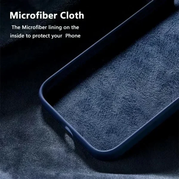 ⁦Original Official Silicone Cases For iPhone 16 13 15 12 14 Pro Max 15 16 Plus With logo Case For Apple iPhone 14 15 Pro Cover⁩ - الصورة ⁦4⁩
