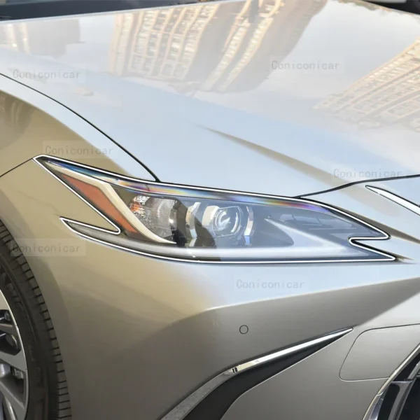 For LEXUS ES 2018-2024 2023 Car Exterior Headlight Anti-scratch Front Lamp Transparent TPU Protective Film Accessories Sticker - Image 6