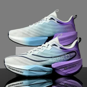 NEW Sports Running Shoes Men Marathon Breathable Comfortable Women Athletic Training Outdoor Sneakers Air Cushion Carbon Plate